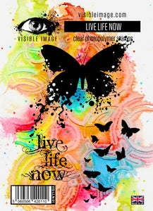 Visible Image Stamp Set - Live Life Now