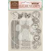 Stamperia Stamp Set - Create Happiness: Welcome Home Clocks