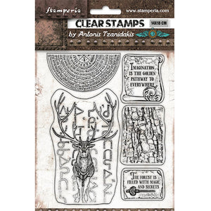 Stamperia Stamp Set -Magic Forest: Deer
