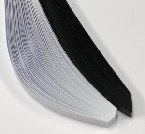 HP Quilling Strips 3mm - Black & White