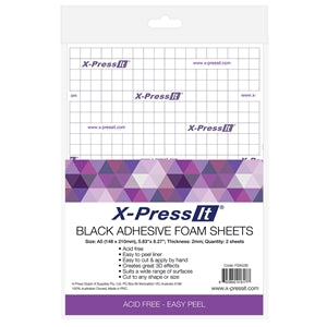 X-Press It Foam sheets - 2 x Black