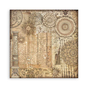 Stamperia Paper Pack 10 sheets cm 20,3X20,3 (8"X8") Backgrounds Sel. - Sir Vagabond in Fantasy World