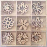 Crafts4U Wood Pieces - Floral