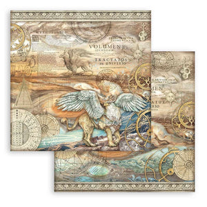 Stamperia Paper Pack 10 sheets cm 30,5x30,5 (12"x12") - Sir Vagabond in Fantasy World