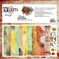 13arts Paper Pack 12" x 12" - Down Under
