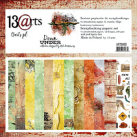 13arts Paper Pack 12" x 12" - Down Under