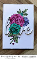 Paper Rose Stamp set - Ella's Garden Rose Bouquet
