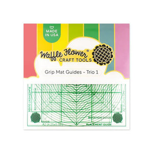Waffle Flower Grip Mat guides - Trio 1