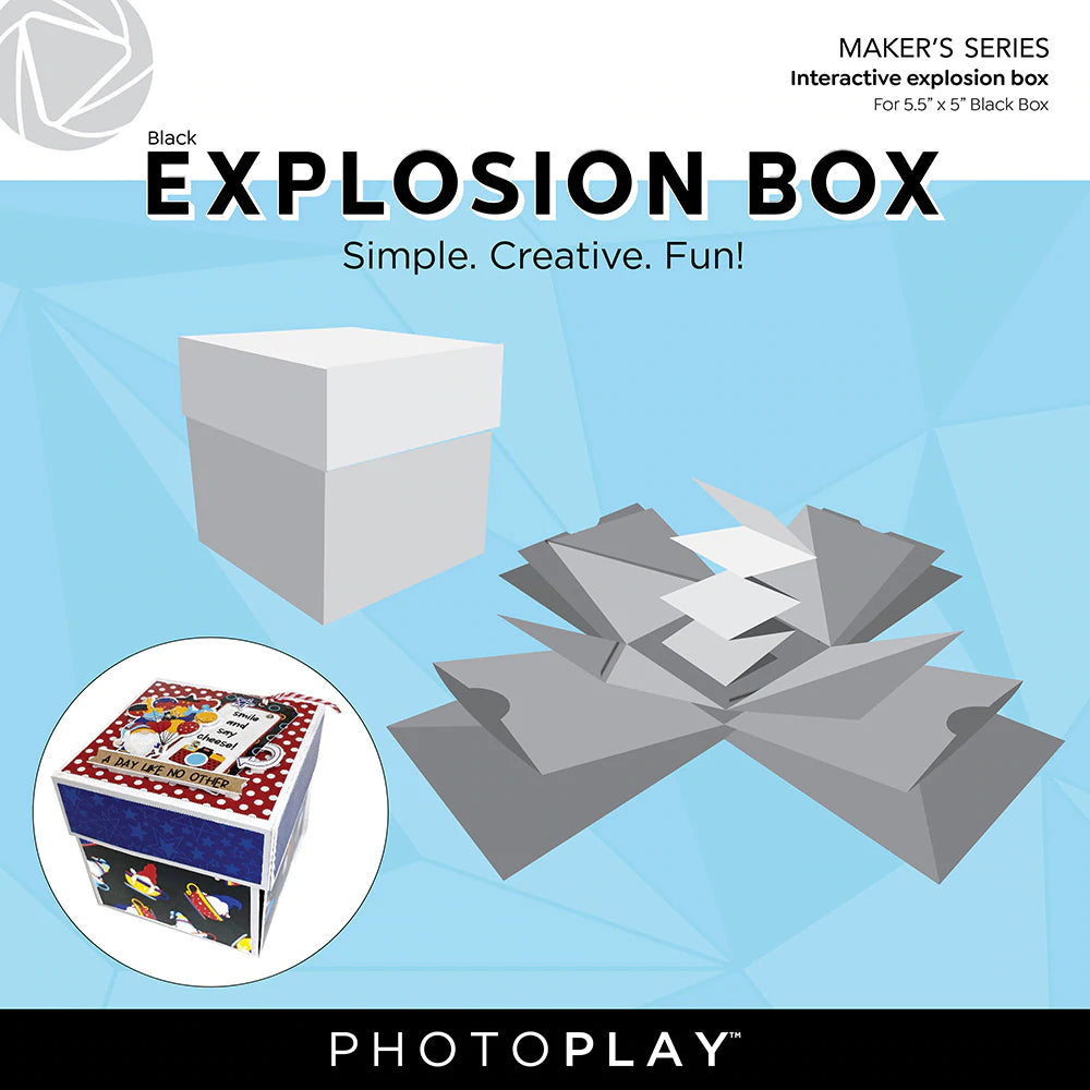 Photoplay Build an Explosion Box - Black