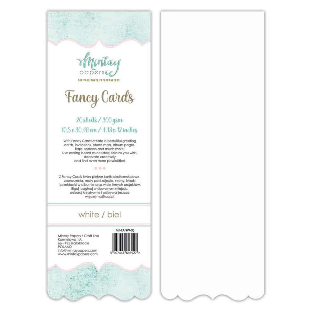 Mintay Fancy Cards - White 03