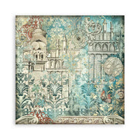 Stamperia Paper Pack 10 sheets cm 30,5x30,5 (12"x12") Maxi Background sel -Sir Vagabond in Fantasy World
