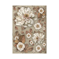 Stamperia Rice Paper A6 Backgrounds - Vintage Library 8pk