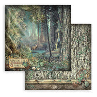 Stamperia Paper Pack 12" x 12" - Magic Forest