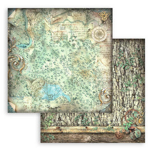 Stamperia Paper Pack 12" x 12" - Maxi Backgrounds Magic Forest