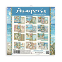 Stamperia Paper Pack 8" x 8" - Blue Dream
