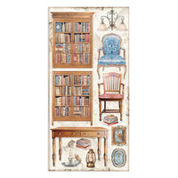 Stamperia Collectables Paper Pad - Vintage Library
