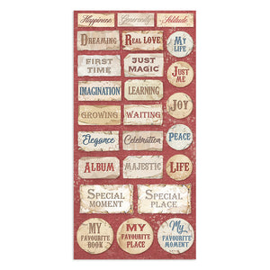 Stamperia Collectables Paper Pad - Vintage Library