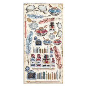 Stamperia Collectables Paper Pad - Vintage Library