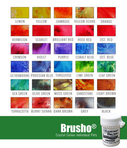 Brusho Powder - Water Based Colours