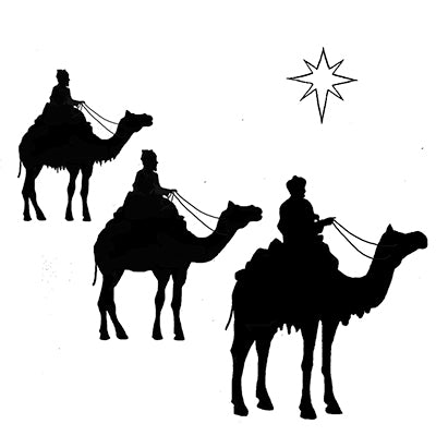 Lavinia Stamp Set - Three Kings and a Star