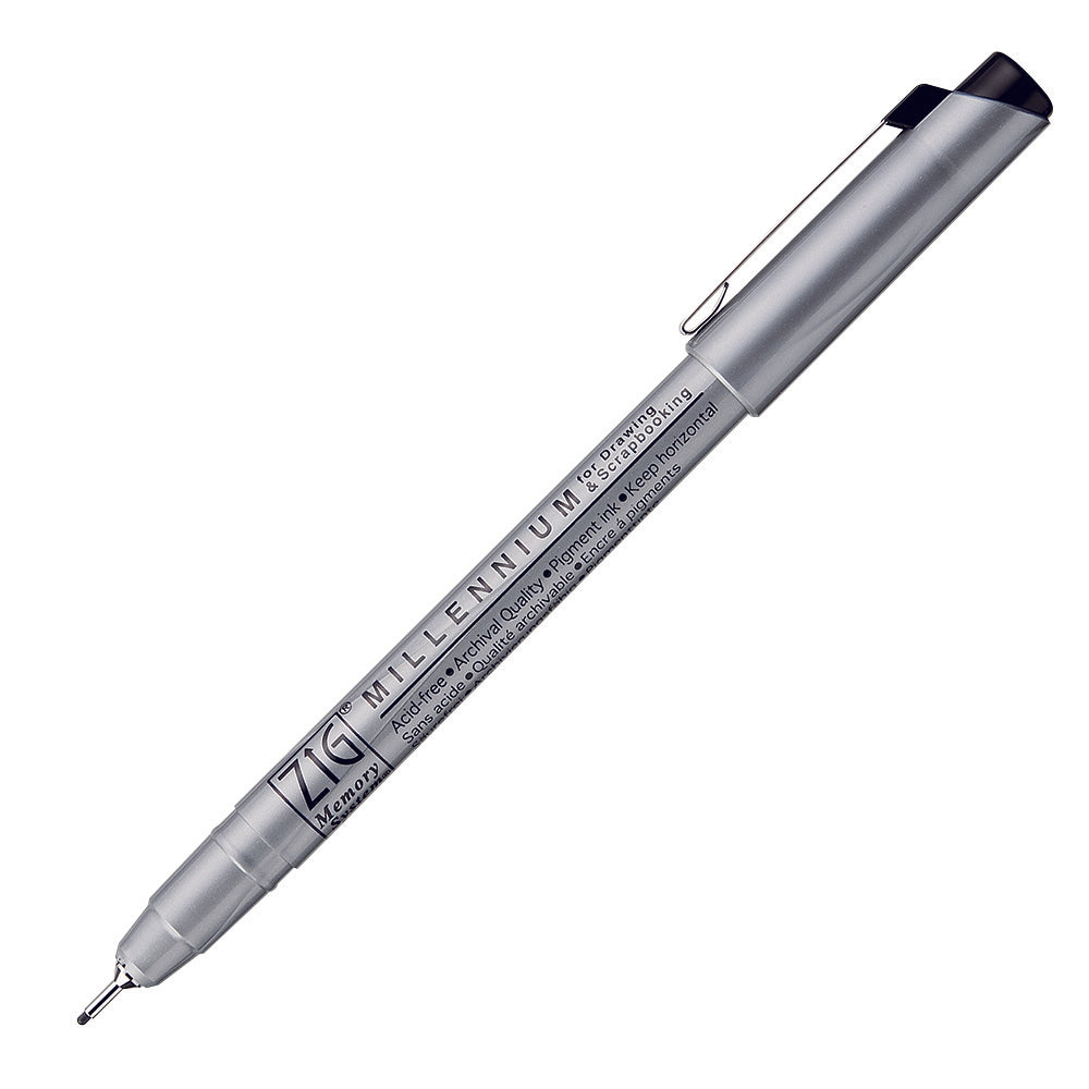 Zig Pen Millennium 0.8mm - Pure Black