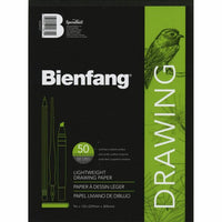 Bienfang Paper Pad 9" X 12" - Lightweight Drawing 82gsm