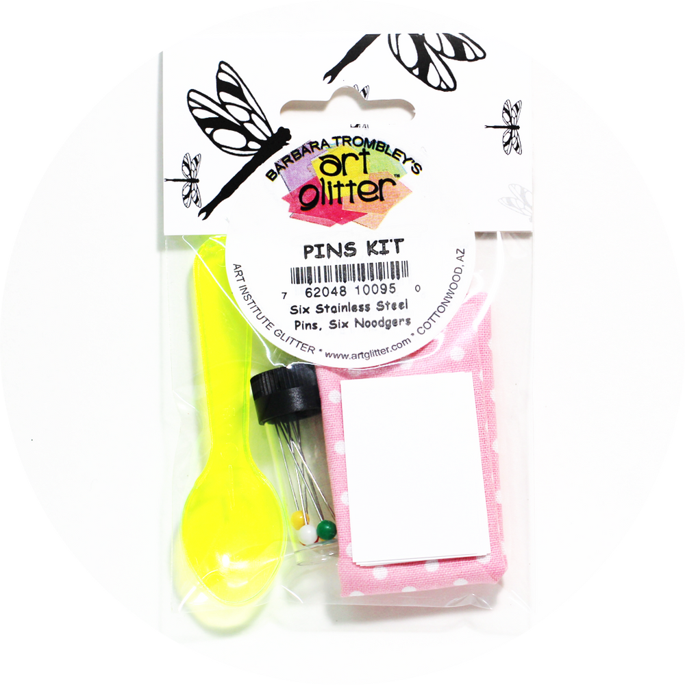 Art Glitter Pins Kit