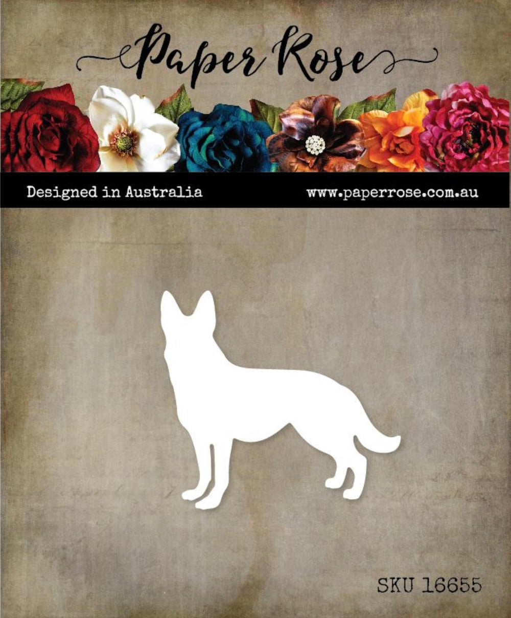 Paper Rose Die - Standing dog