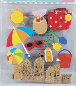 Jolee's Boutique 3D Stickers - Fun at the Beach