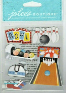 Jolee's Boutique 3D Stickers - Bowling Alley