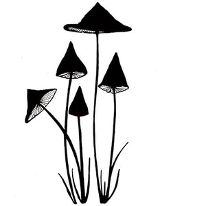 Lavinia Stamp - Slender Mushrooms