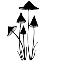 Lavinia Stamp - Slender Mushrooms Mini