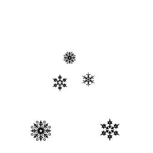 Lavinia Stamp Set - Snowflakes