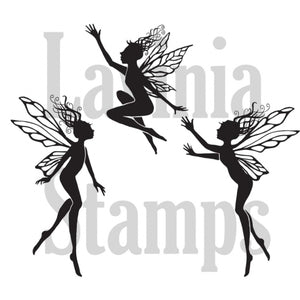 Lavinia Stamp Set - Three Dancing Fairies