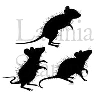 Lavinia Stamp Set - Three Woodland Mice