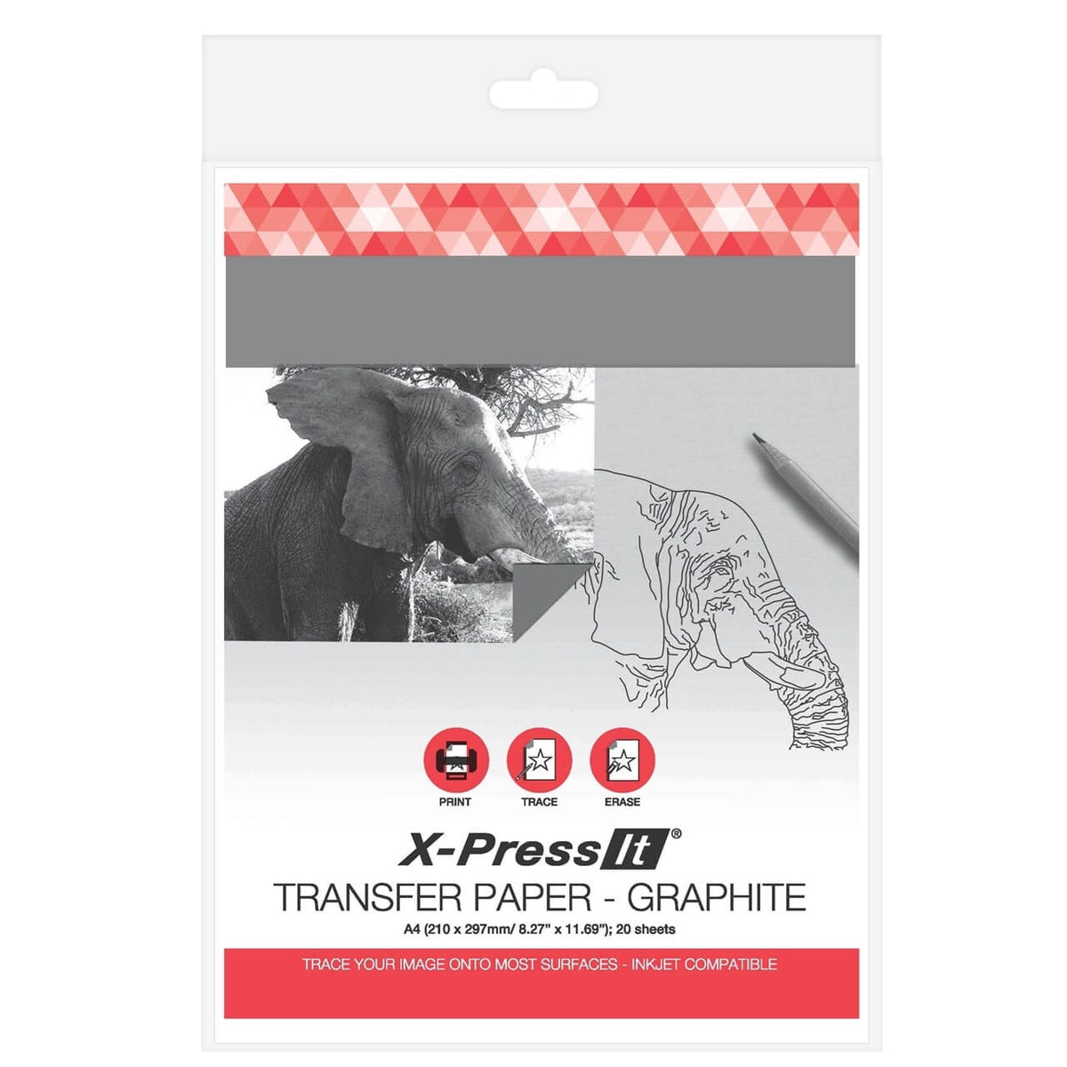 X-press Transfer Paper A4 - Graphite | Paper Flourish